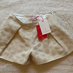 Lili Gaufrette girls shorts, size 6